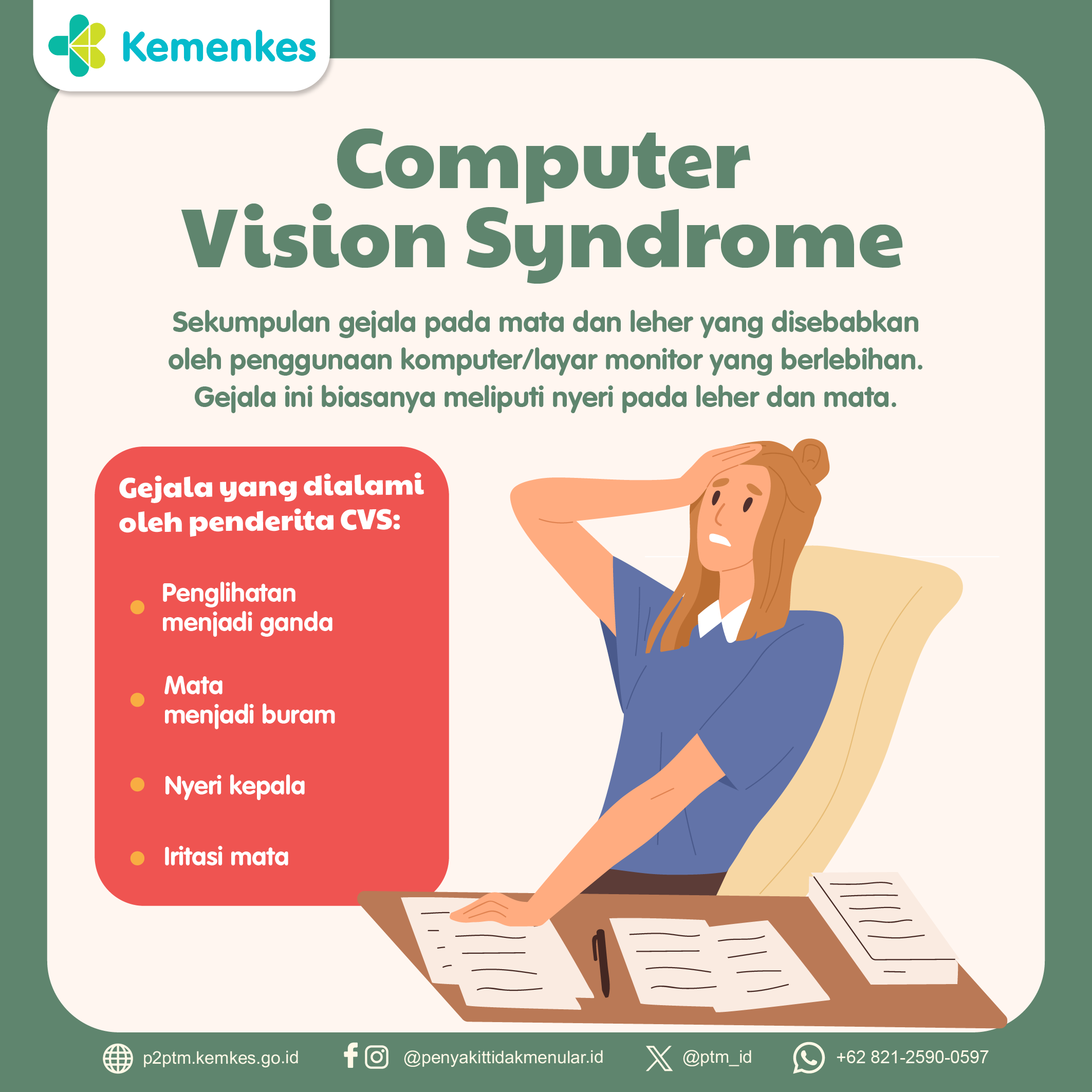 Apa itu Computer Vision Syndrome (CVS) dan Bagaimana Cara Mencegahnya?