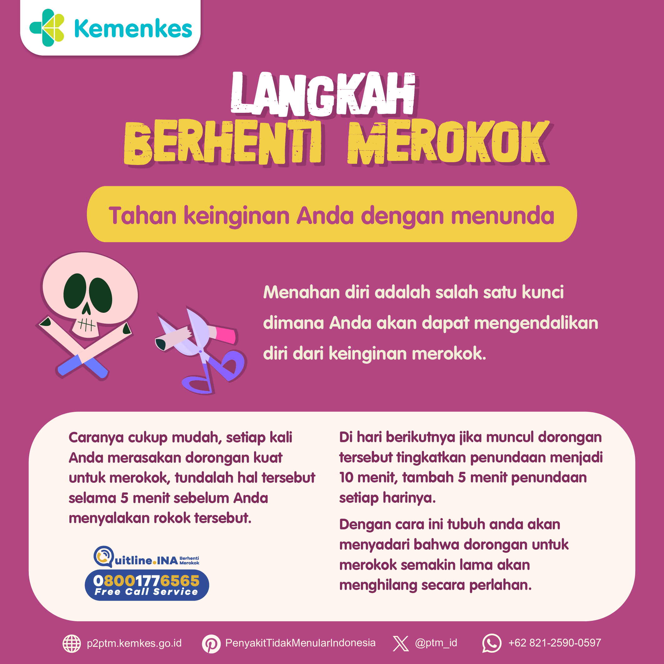 Langkah Berhenti Merokok: Tahan Keinginan dengan Menunda