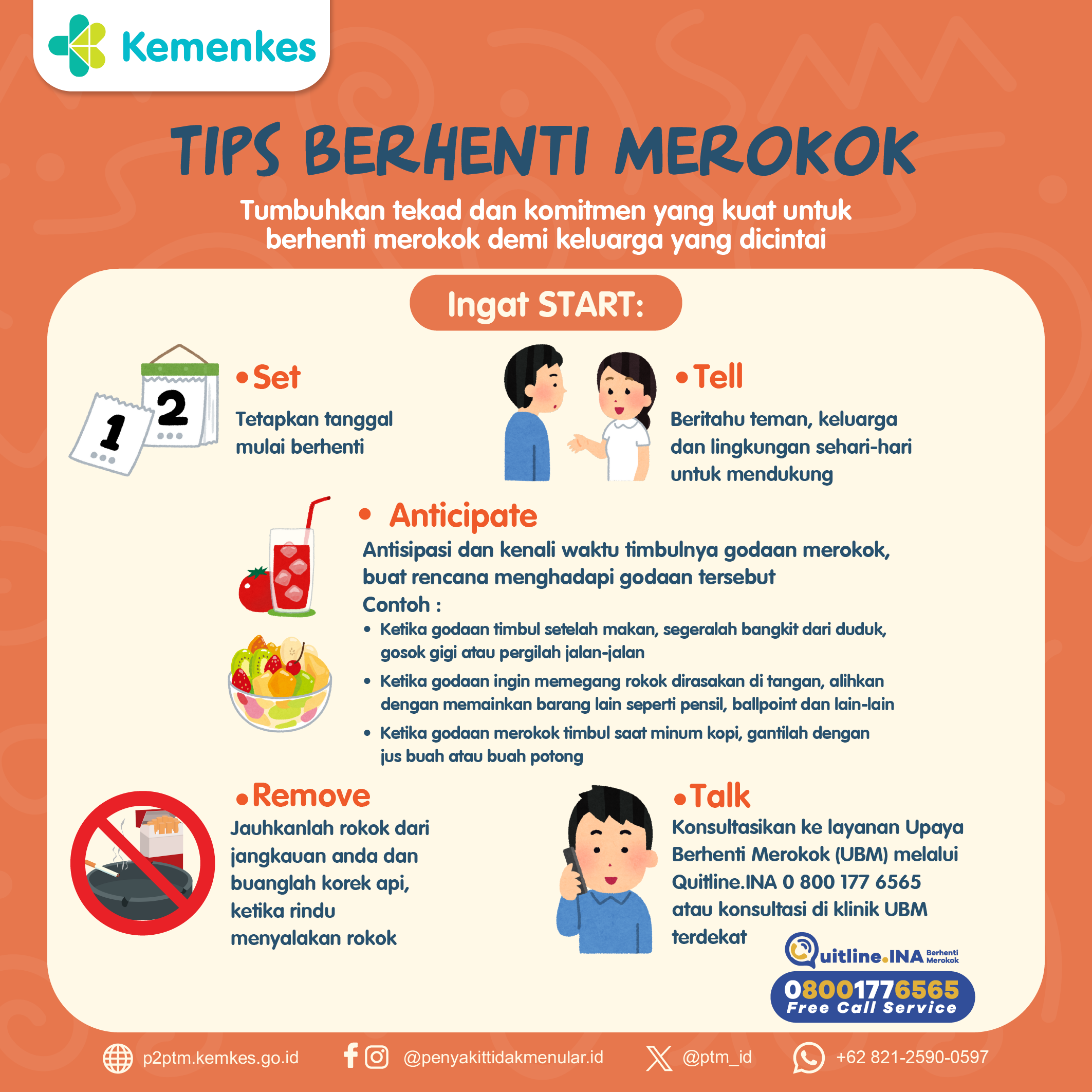 Tips Berhenti Merokok: Tumbuhkan Tekad dan Komitmen yang Kuat Demi Keluarga Tercinta