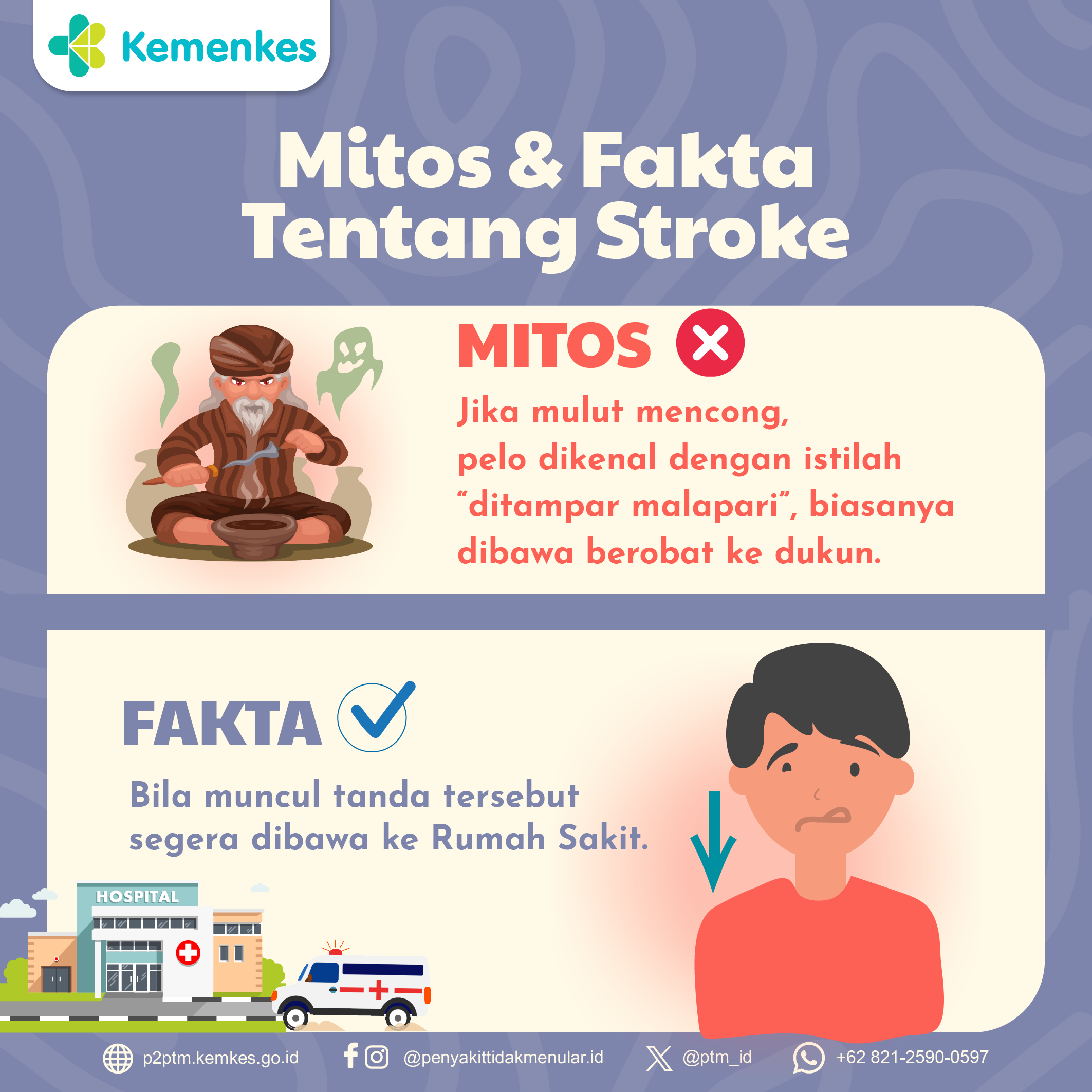 Jangan Percaya Mitos! Stroke Butuh Tindakan Medis Segera