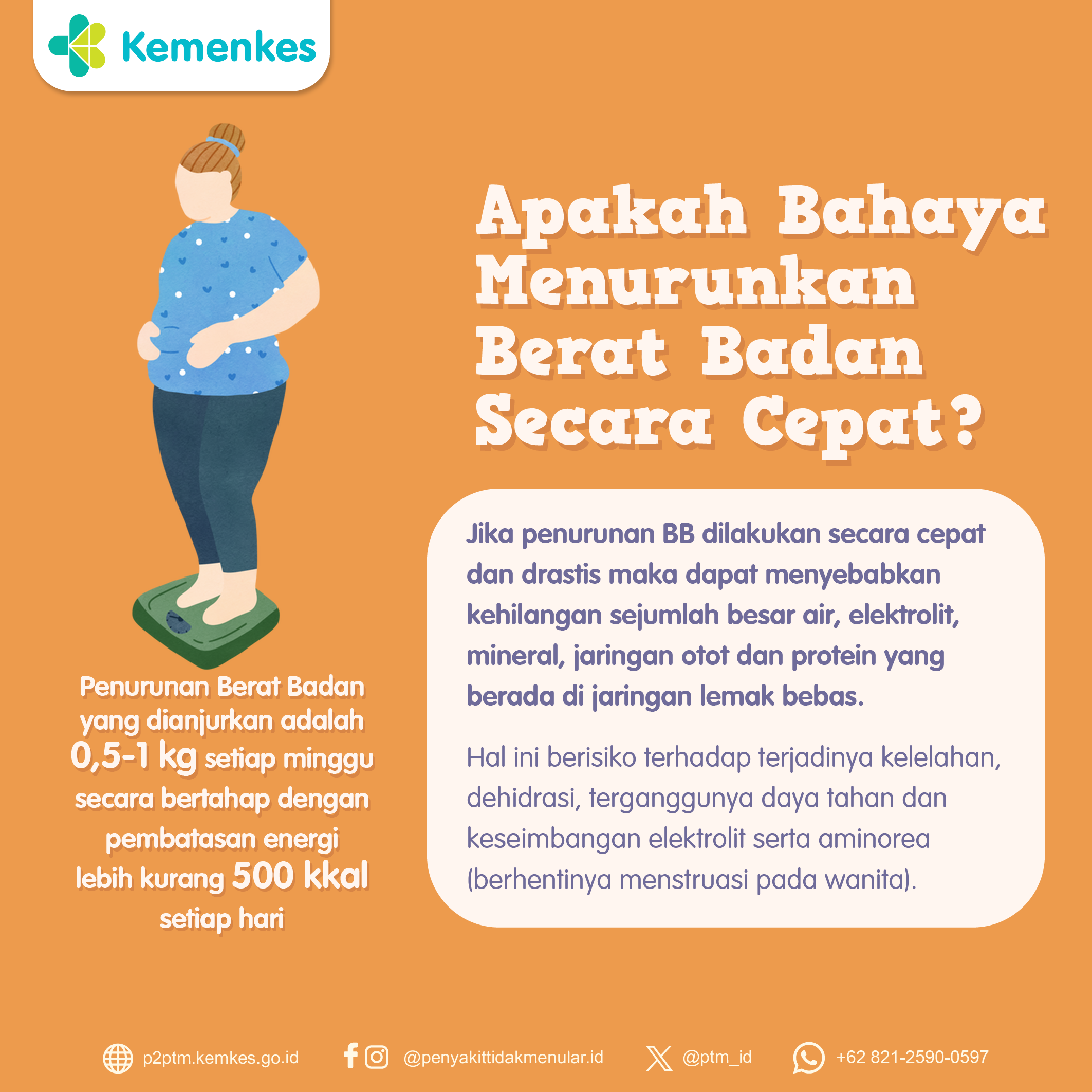 Bagaimana Bahaya Menurunkan Berat Badan Secara Cepat?