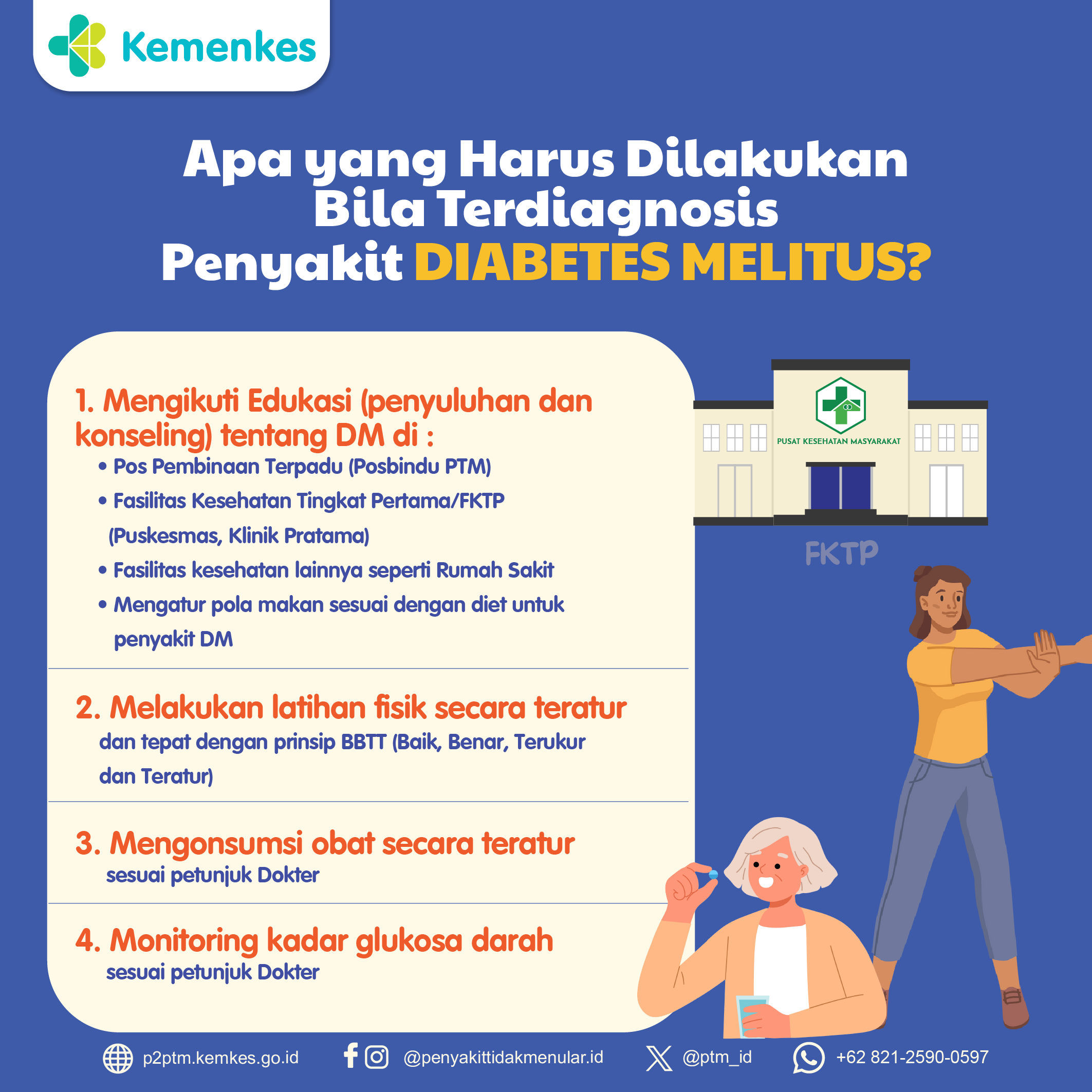 Apa yang Harus Kita Lakukan Bila Terdiagnosis Diabetes Melitus?