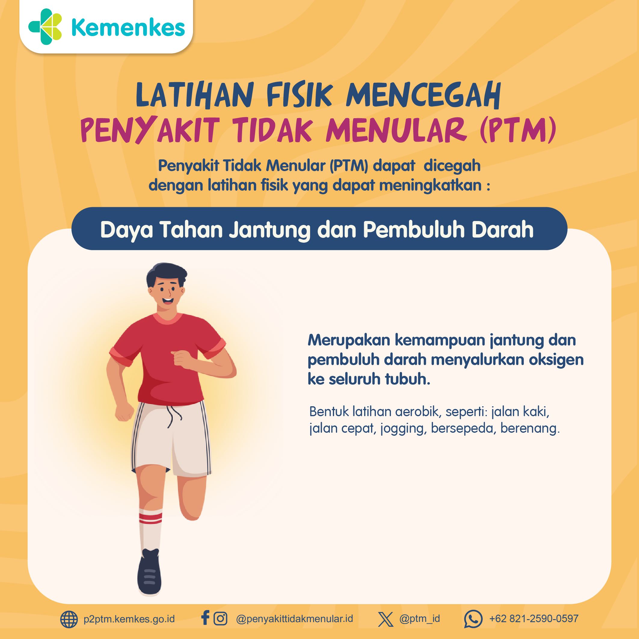 Latihan Fisik Mencegah Penyakit Tidak Menular (PTM) - Daya Tahan Jantung dan Pembuluh Darah