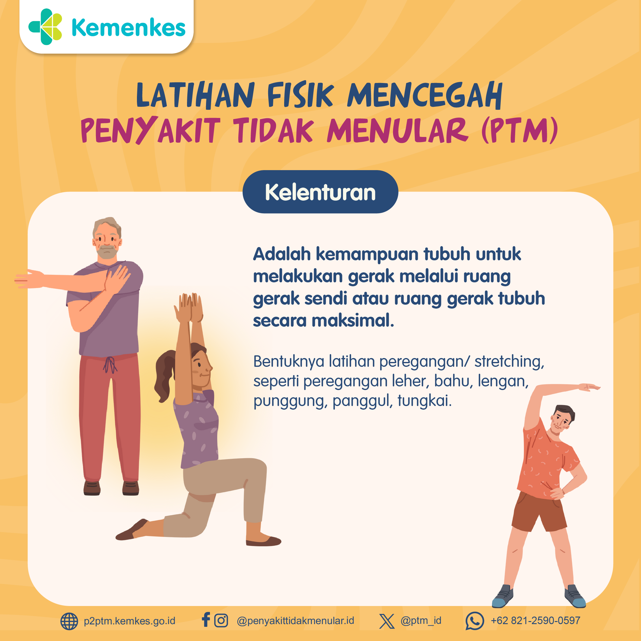 Latihan Fisik Mencegah Penyakit Tidak Menular (PTM) - Latihan Kelenturan