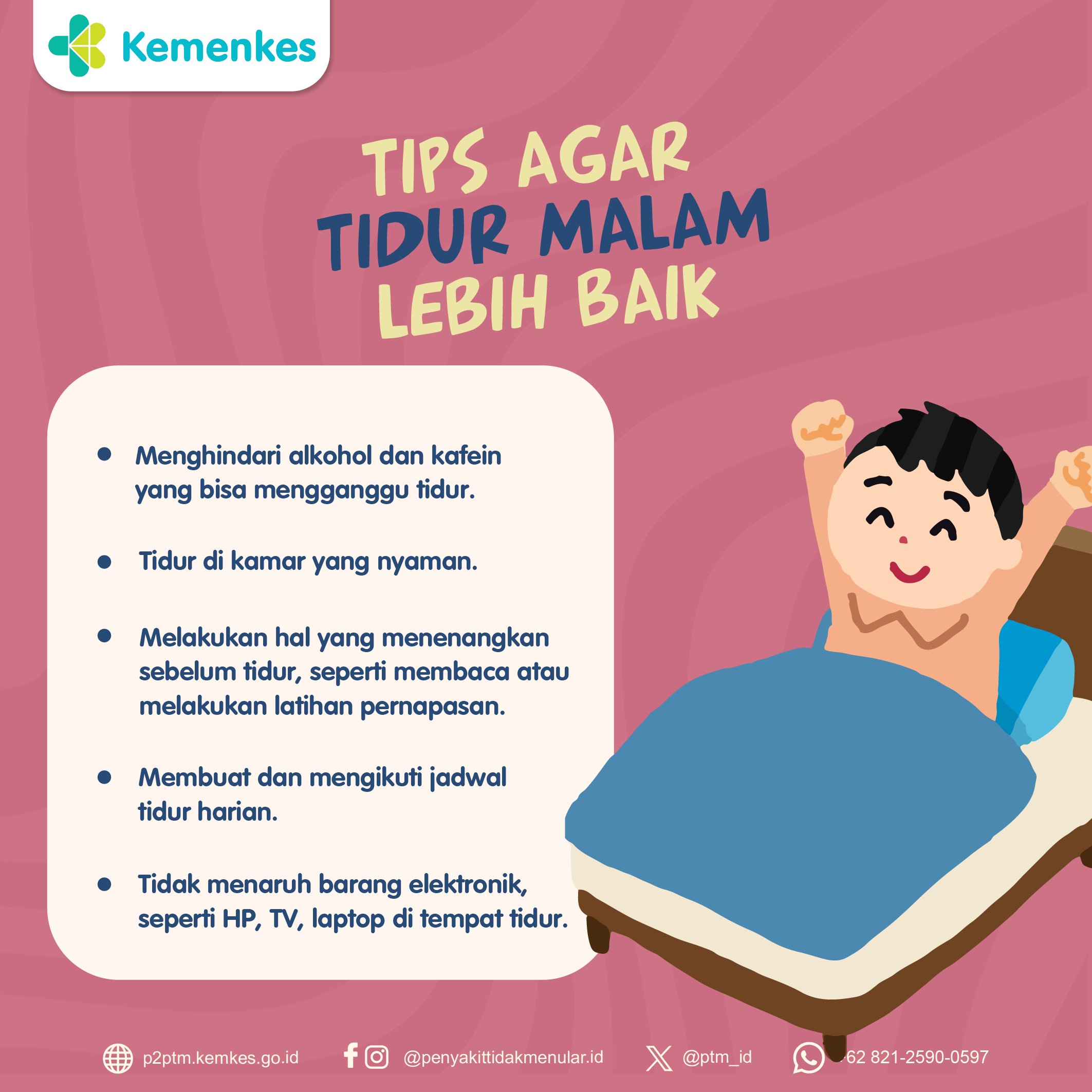 Berikut Tips Agar Tidur Malam Lebih Baik