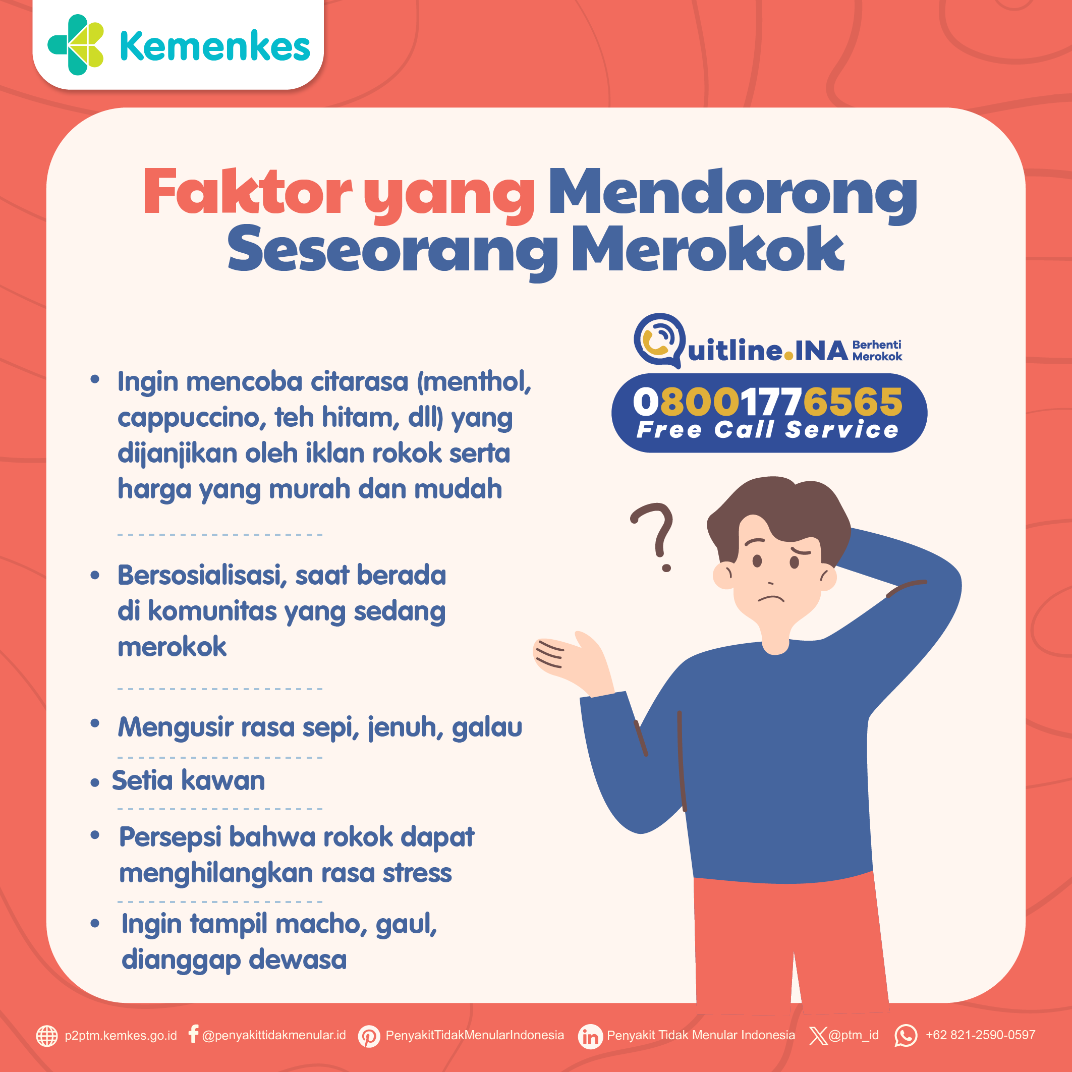 Kenali Apa Saja Faktor yang Mendorong Seseorang Merokok