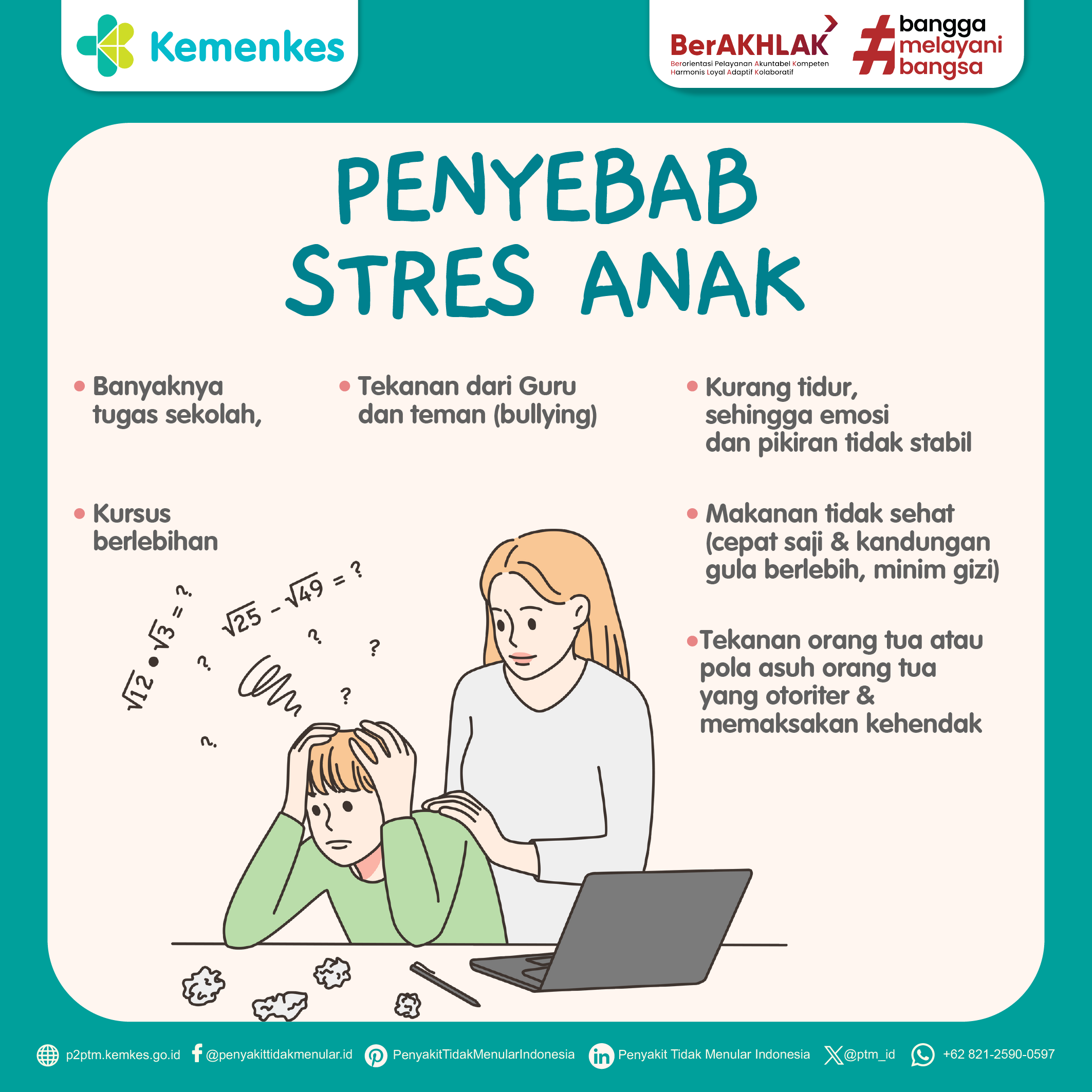 Kenali Apa Saja Penyebab Stres pada Anak