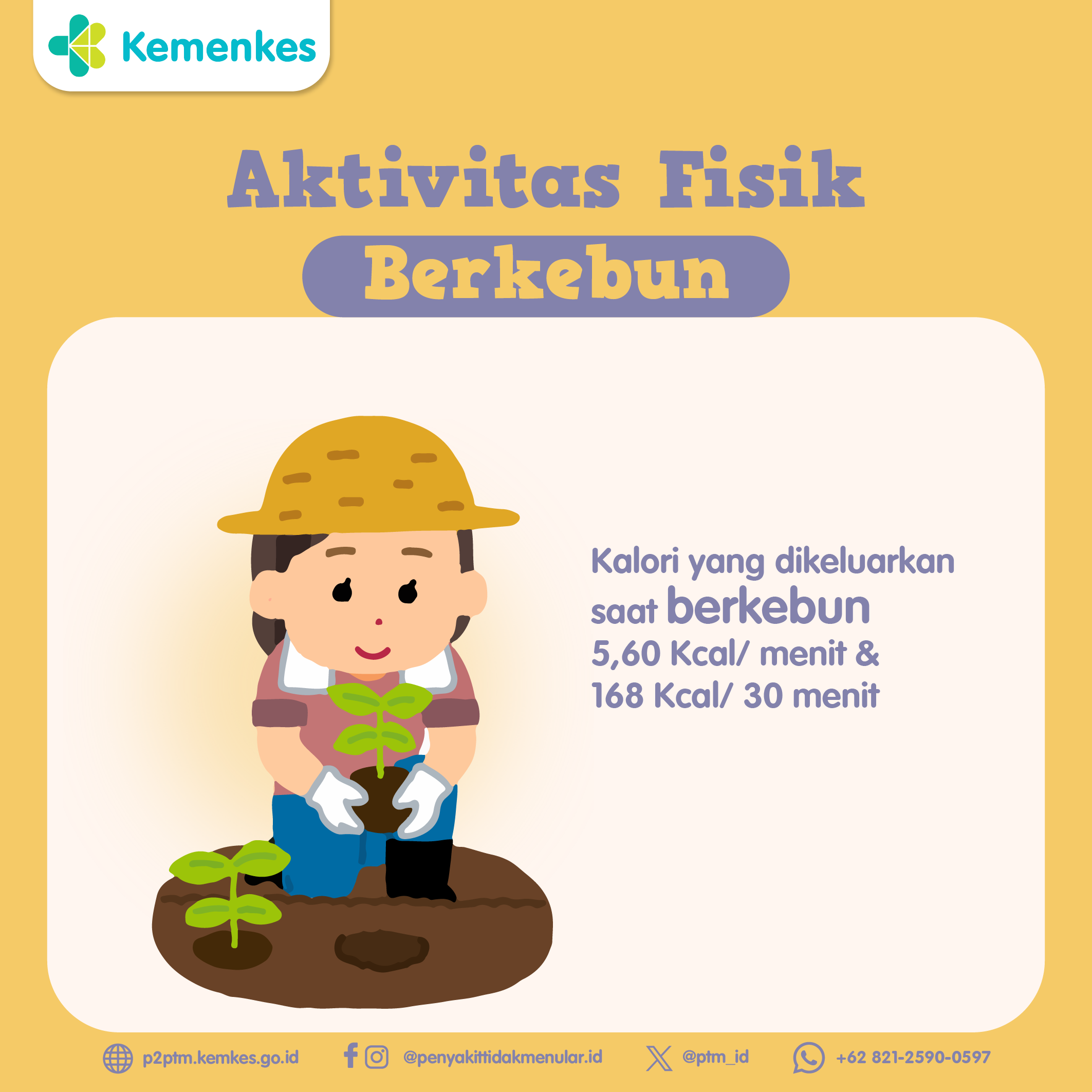 Yuk Lakukan Aktivitas Fisik Berkebun