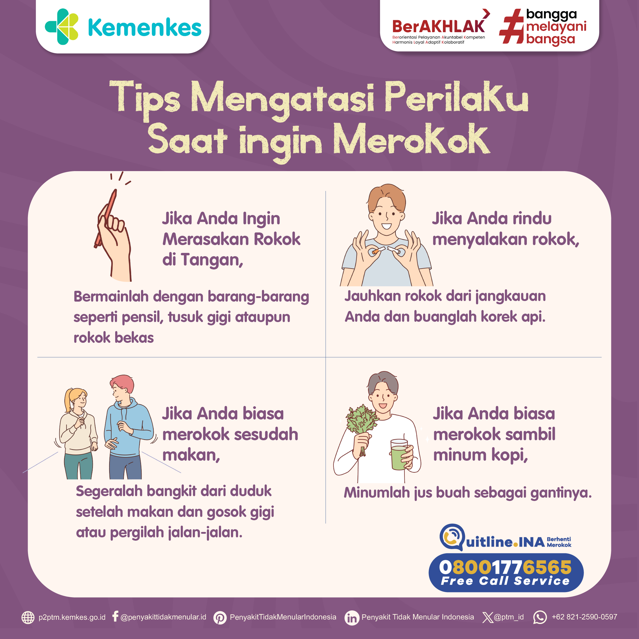 Berikut adalah Tips Mengatasi Perilaku Saat Ingin Merokok