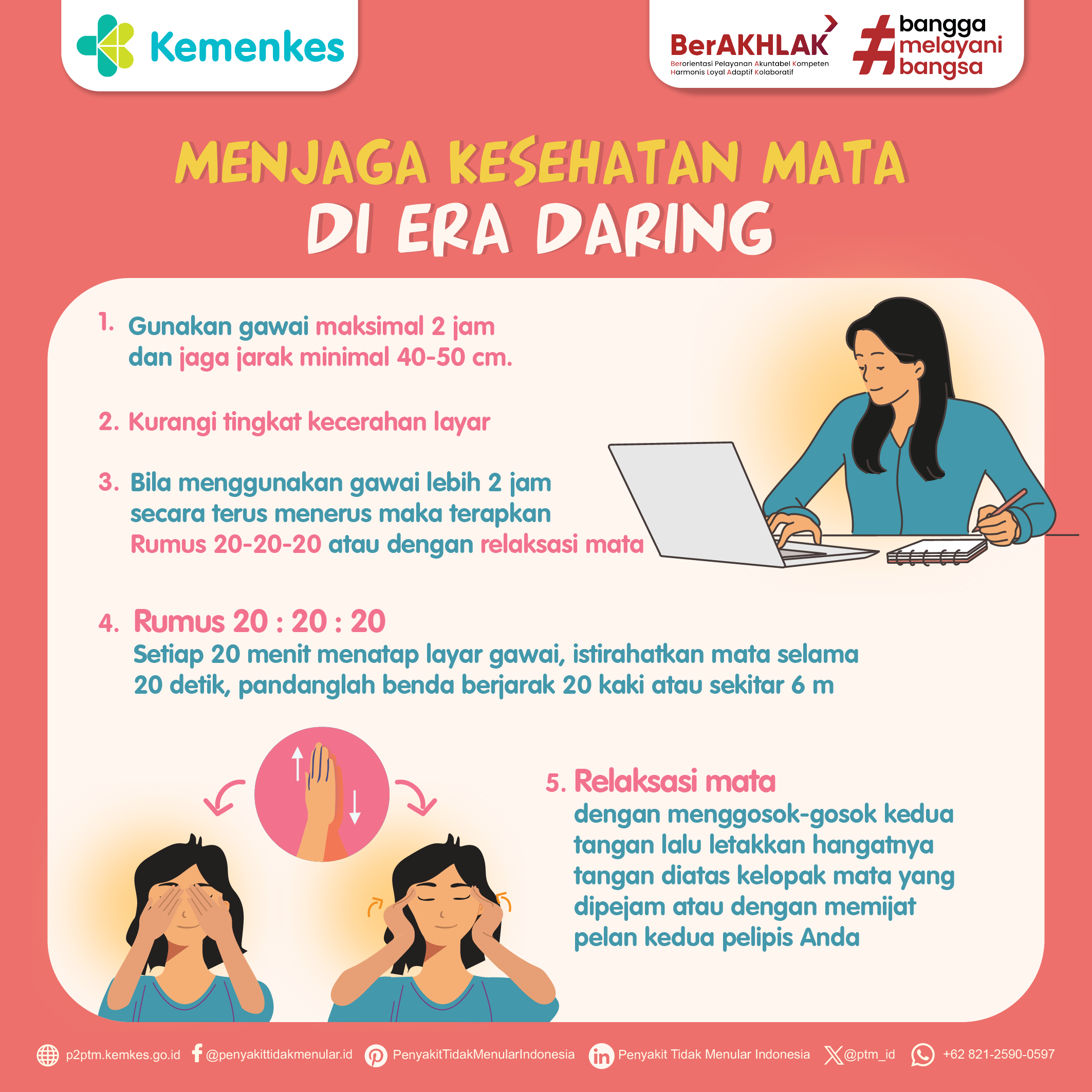 Yuk Jaga Kesehatan Mata di Era Daring