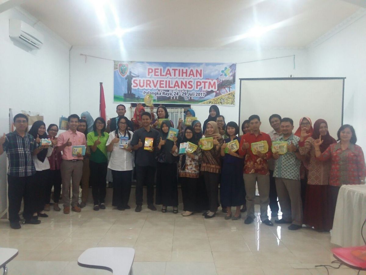 Pelatihan Surveilans PTM Kalteng CANTIK'