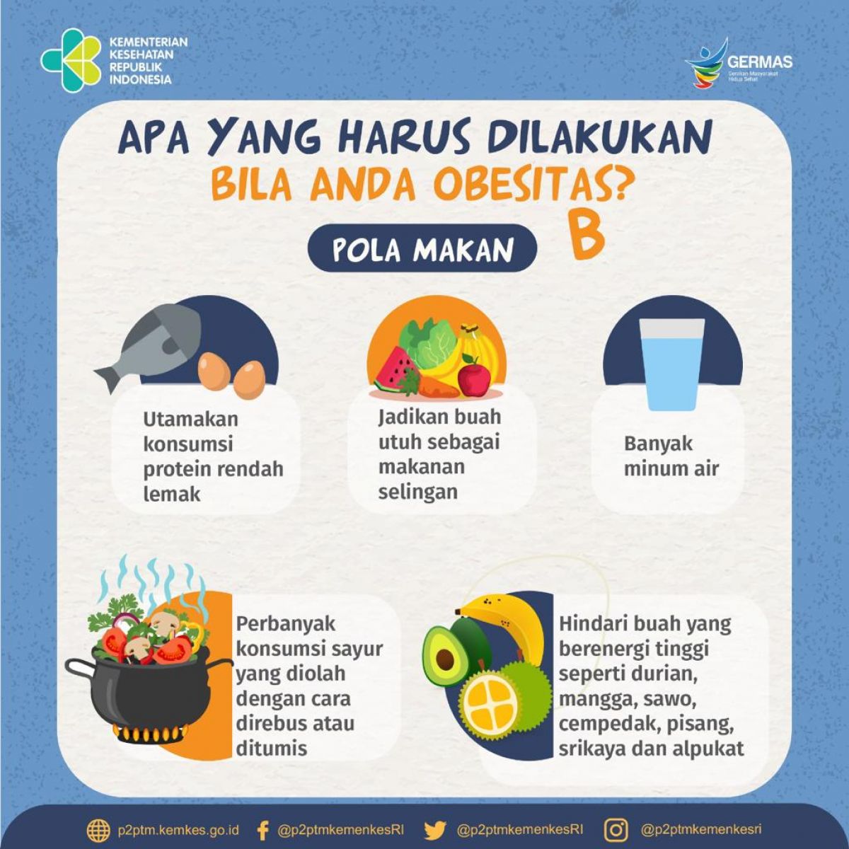 Pola makan bagi penyandang Obesitas bagian 2.