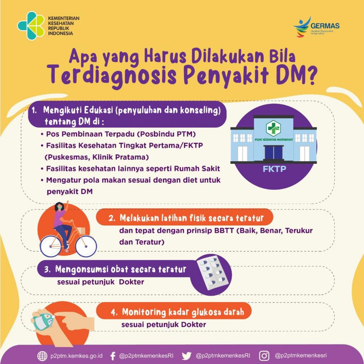 Jika terdiagnosis Diabetes Melitus, apa yang harus dilakukan?