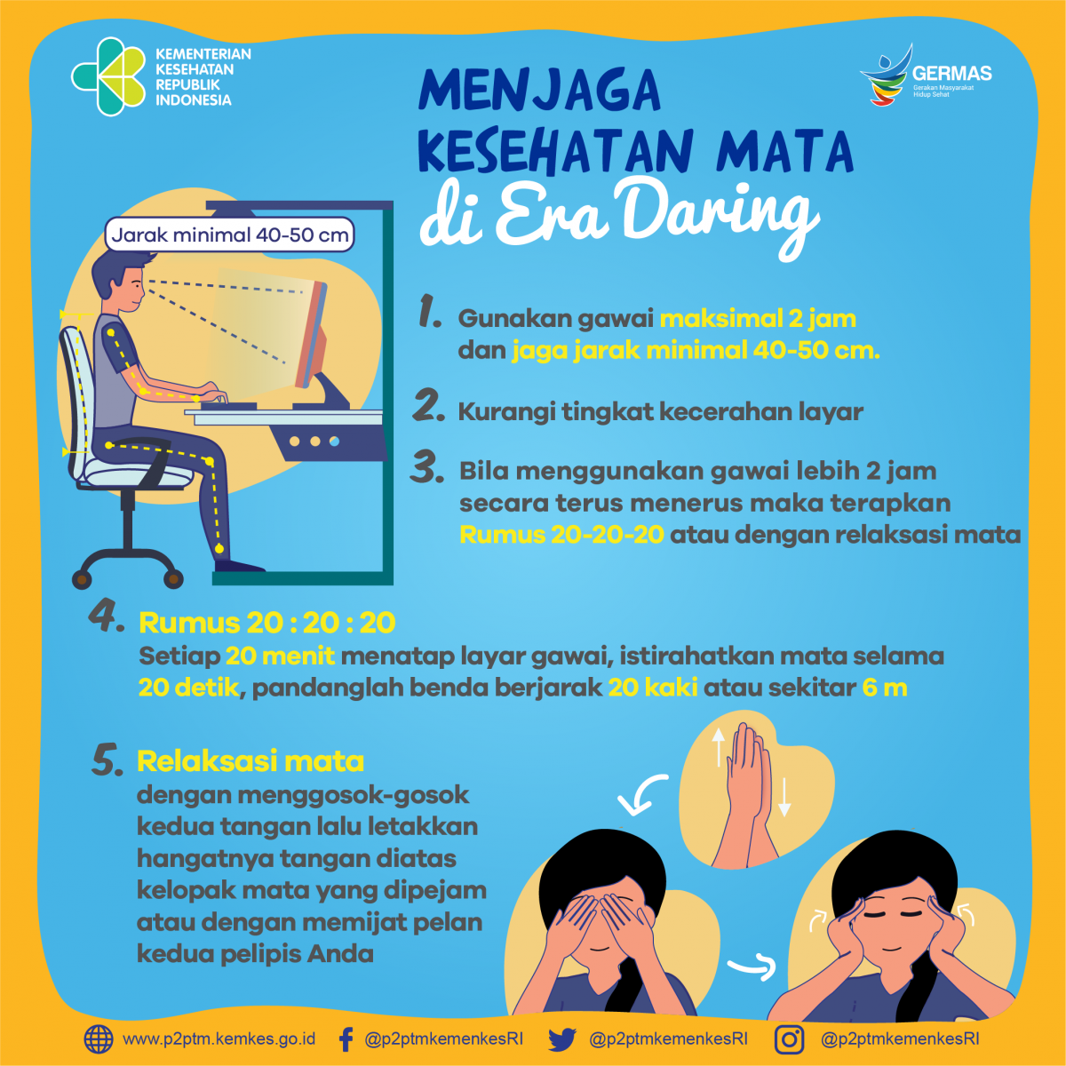 Bagaimana menjaga kesehatan mata di era daring?