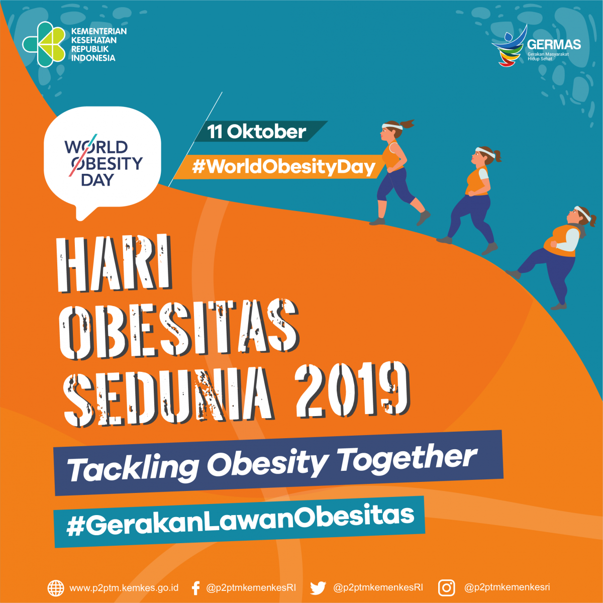 Hari Obesitas Sedunia 2019, Ayo bergerak lawan Obesitas!