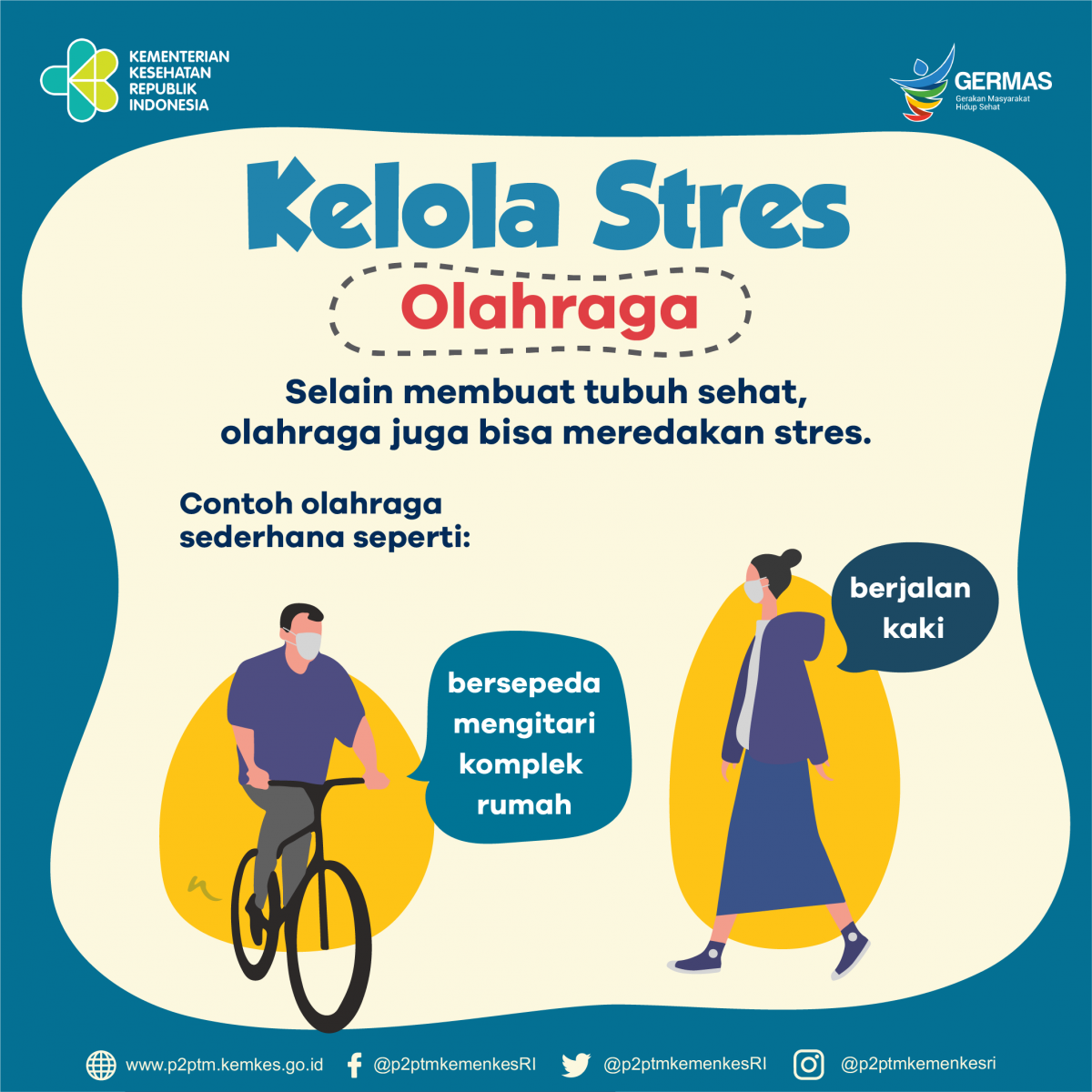 Kelola stres dengan berolahraga