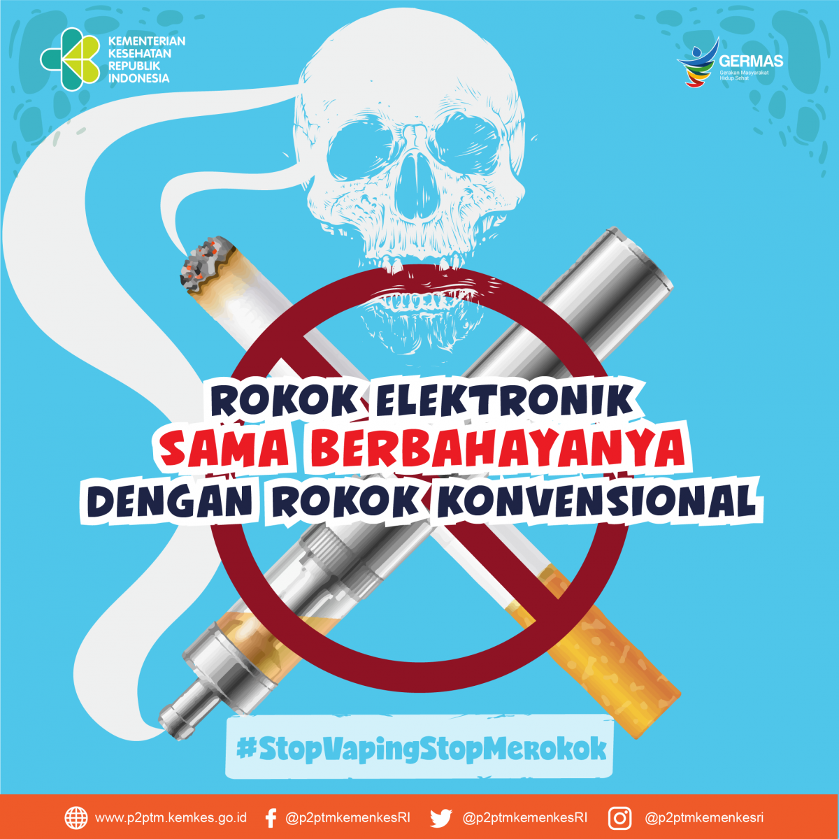 Rokok elektronik sama berbahayanya dengan rokok konvensional