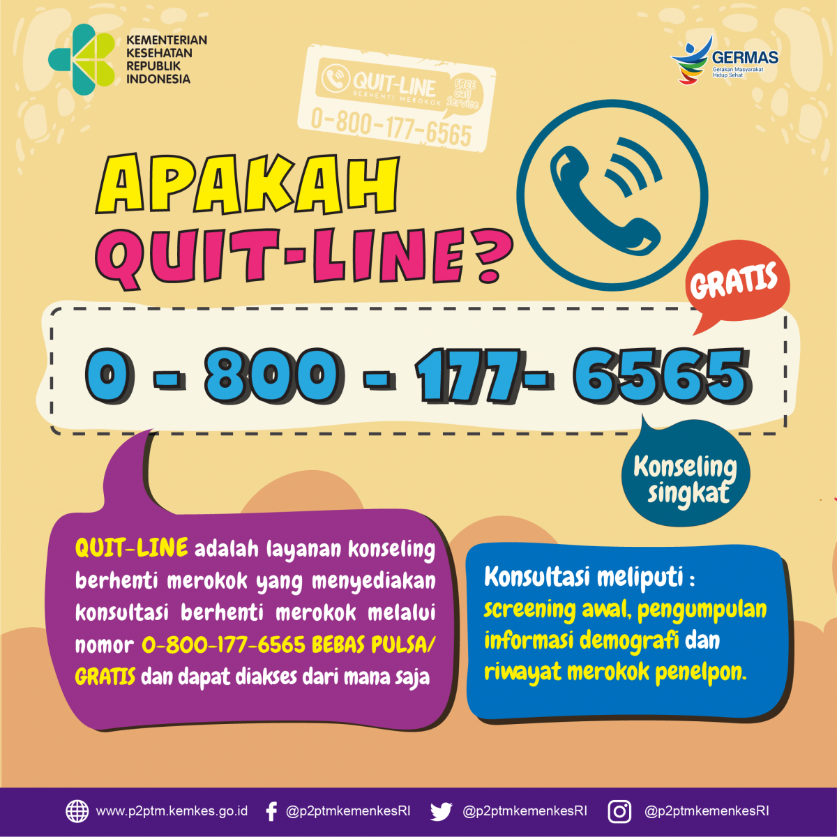 Yuk, Mengenal QUITLINE