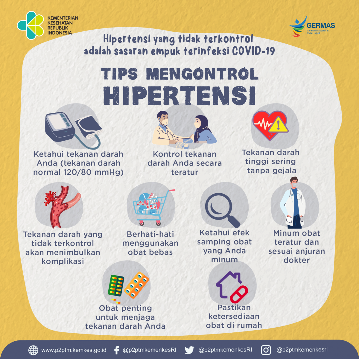 Bagaimana mengontrol Hipertensi? Yuk, simak tipsnya. 