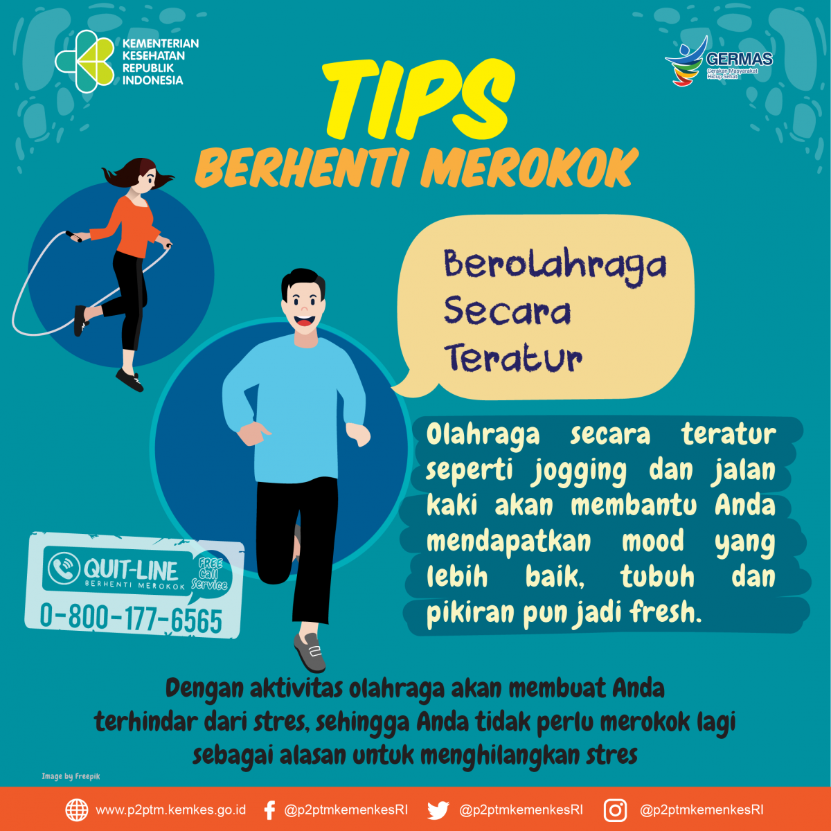 Tips Berhenti Merokok-Berolahraga Secara Teratur