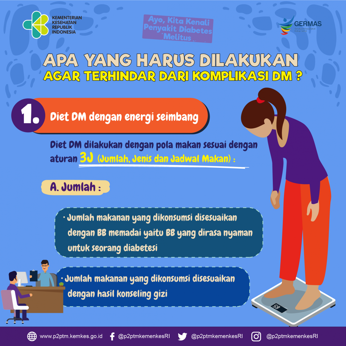 Apa yang harus dilakukan agar terhindar dari komplikasi Diabetes Melitus ?