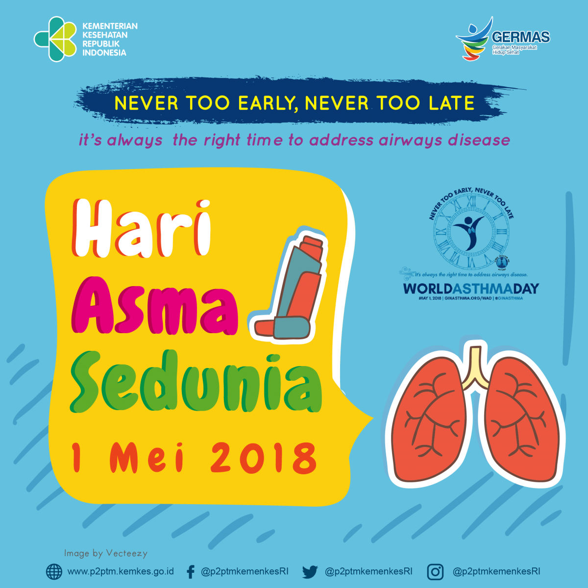 Hari Asma Sedunia, 1 Mei 2018