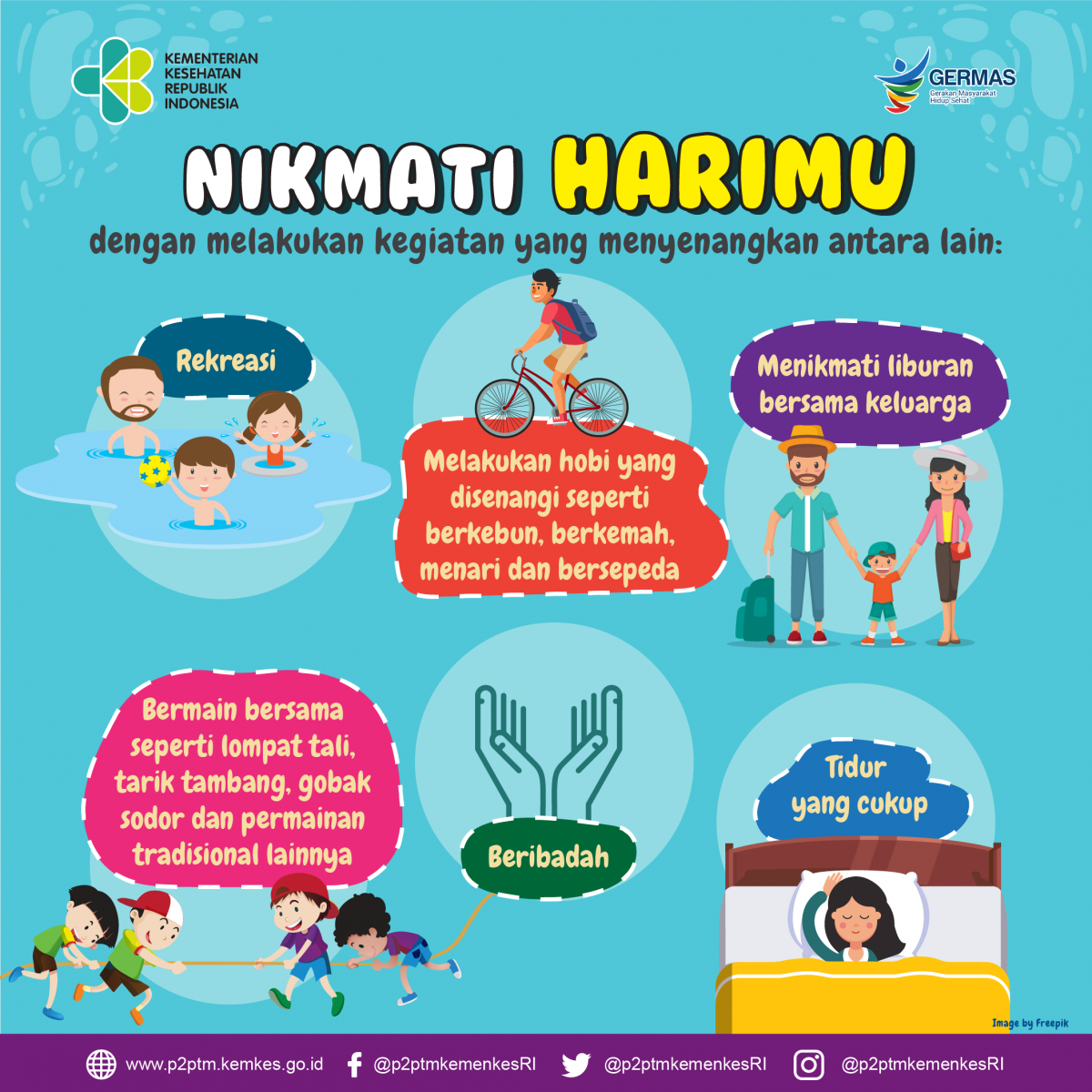 Nikmati hari libur Anda dengan melakukan kegiatan yang menyenangkan