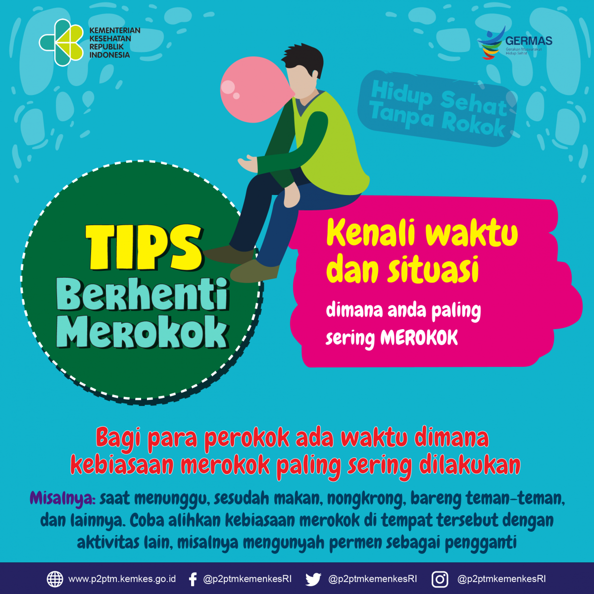 Tips Berhenti Merokok Kedua , awaktu dan situasi dimana Anda sering merokok