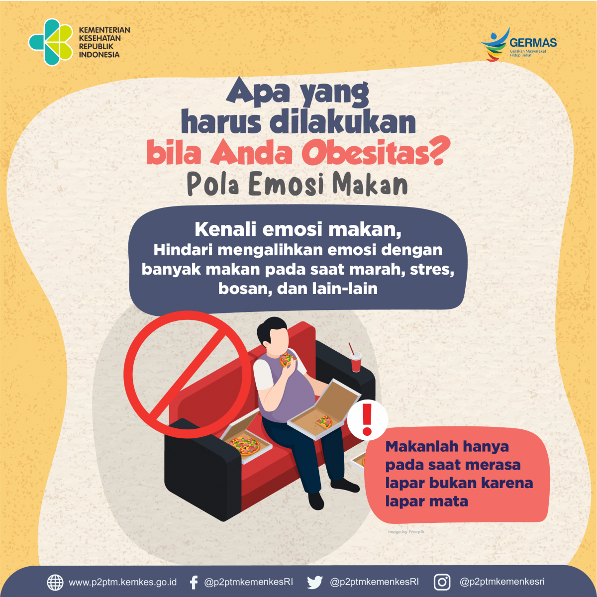 Jika Anda Obesitas, hindari mengalihkan emosi dengan banyak makan saat marah, stress .