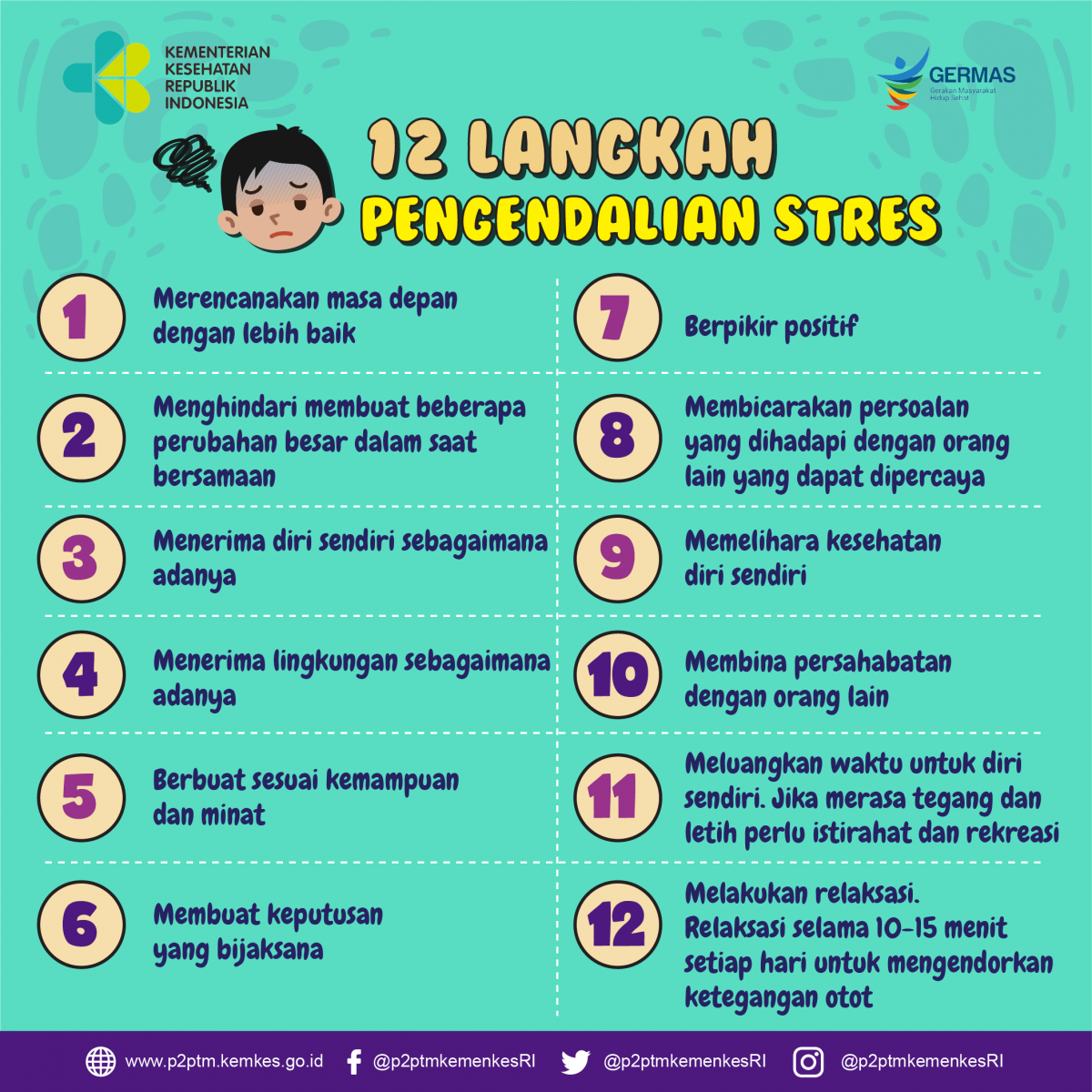 12 Langkah Pengendalian Stres