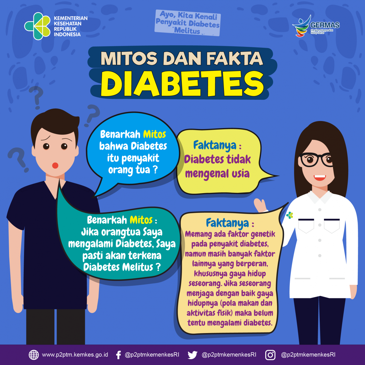 Yuk, simak mitos dan fakta Diabetes bagian -1