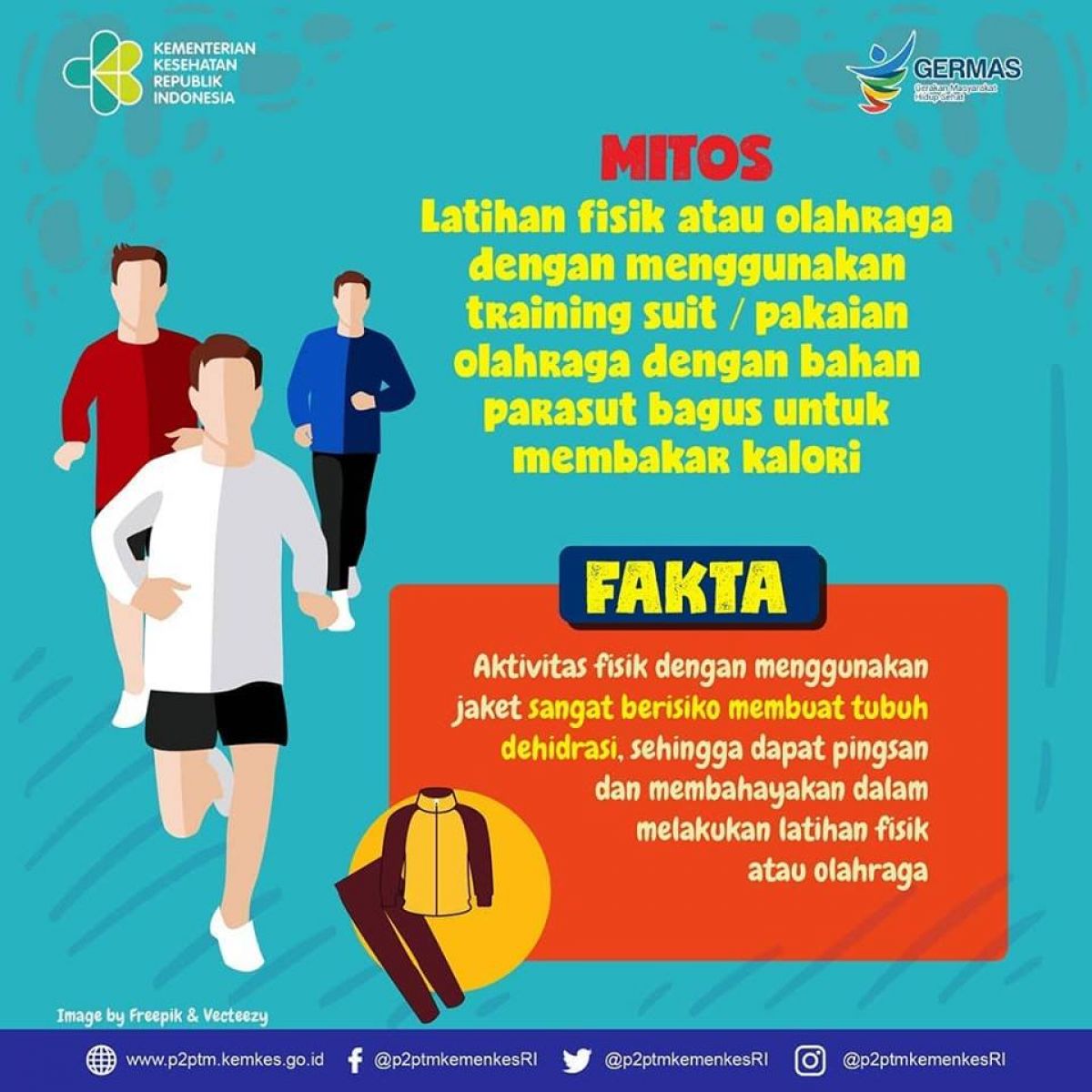 Benarkah latihan fisik dengan menggunakan training suit/pakaian olahraga dengan bahan parasut bagus untuk membakar kalori?