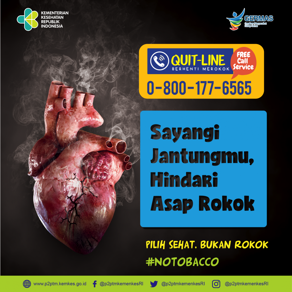 Sayangi jantungmu, hindari asap rokok