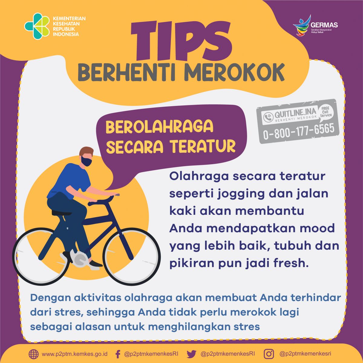 Tips Berhenti Merokok 4 - Berolahraga Secara Teratur