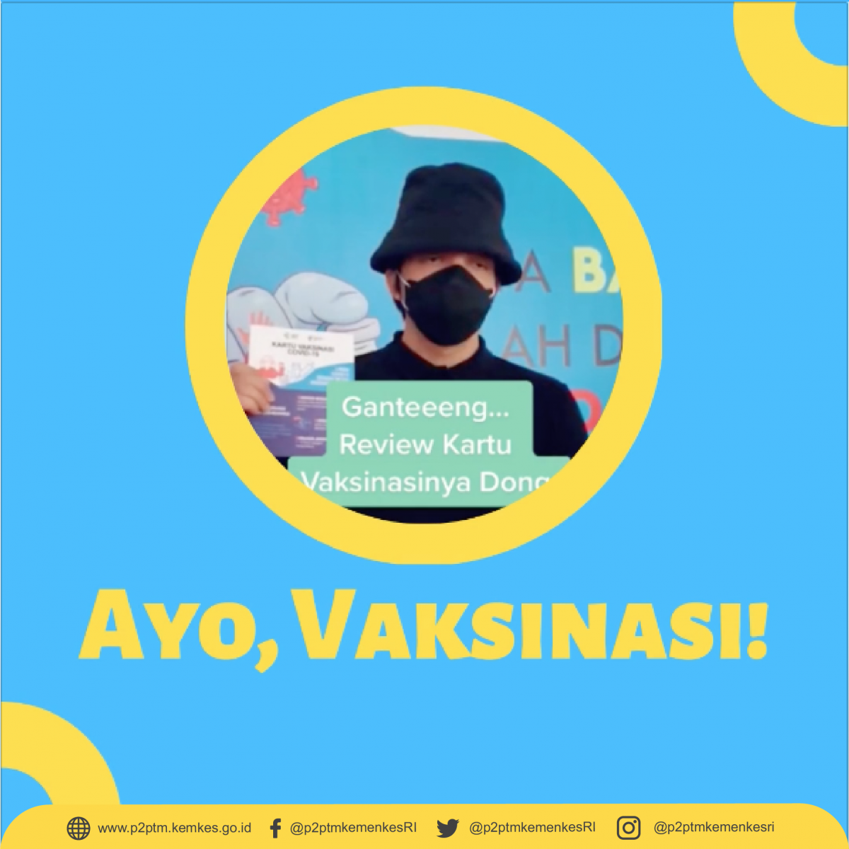 Sobat Sehat, Abang @attahalilintar sudah divaksin, kamu sudah belum?