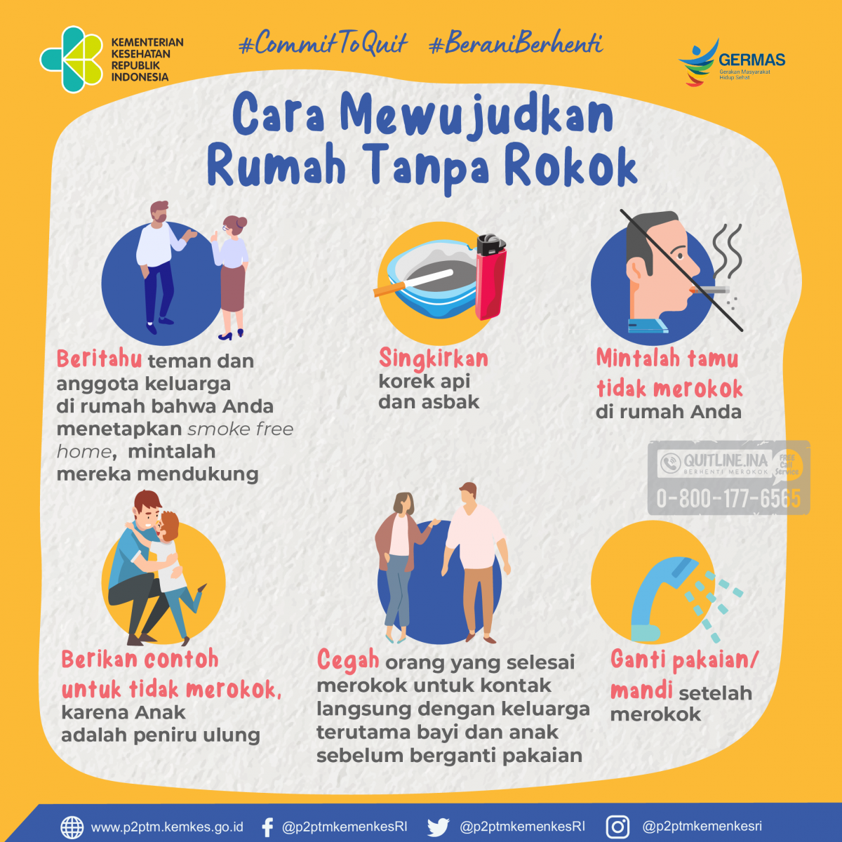 Bagaimana cara mewujudkan rumah tanpa rokok?