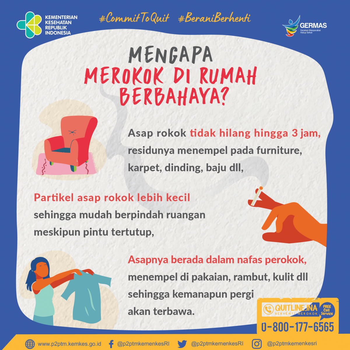 Mengapa merokok di rumah berbahaya?