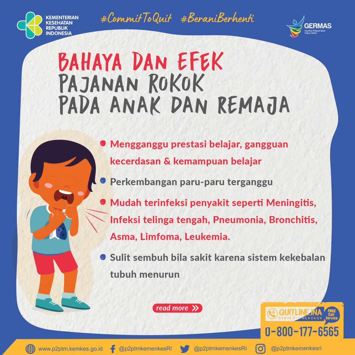 Apa saja bahaya dan efek pajanan rokok pada Anak dan Remaja?