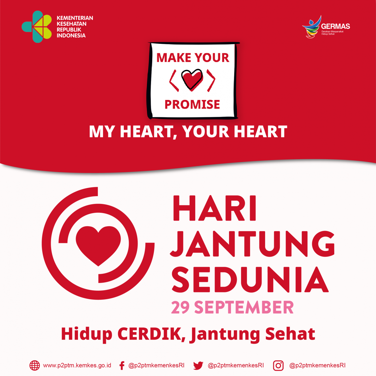 Selamat Hari Jantung Sedunia, 29 September 2018