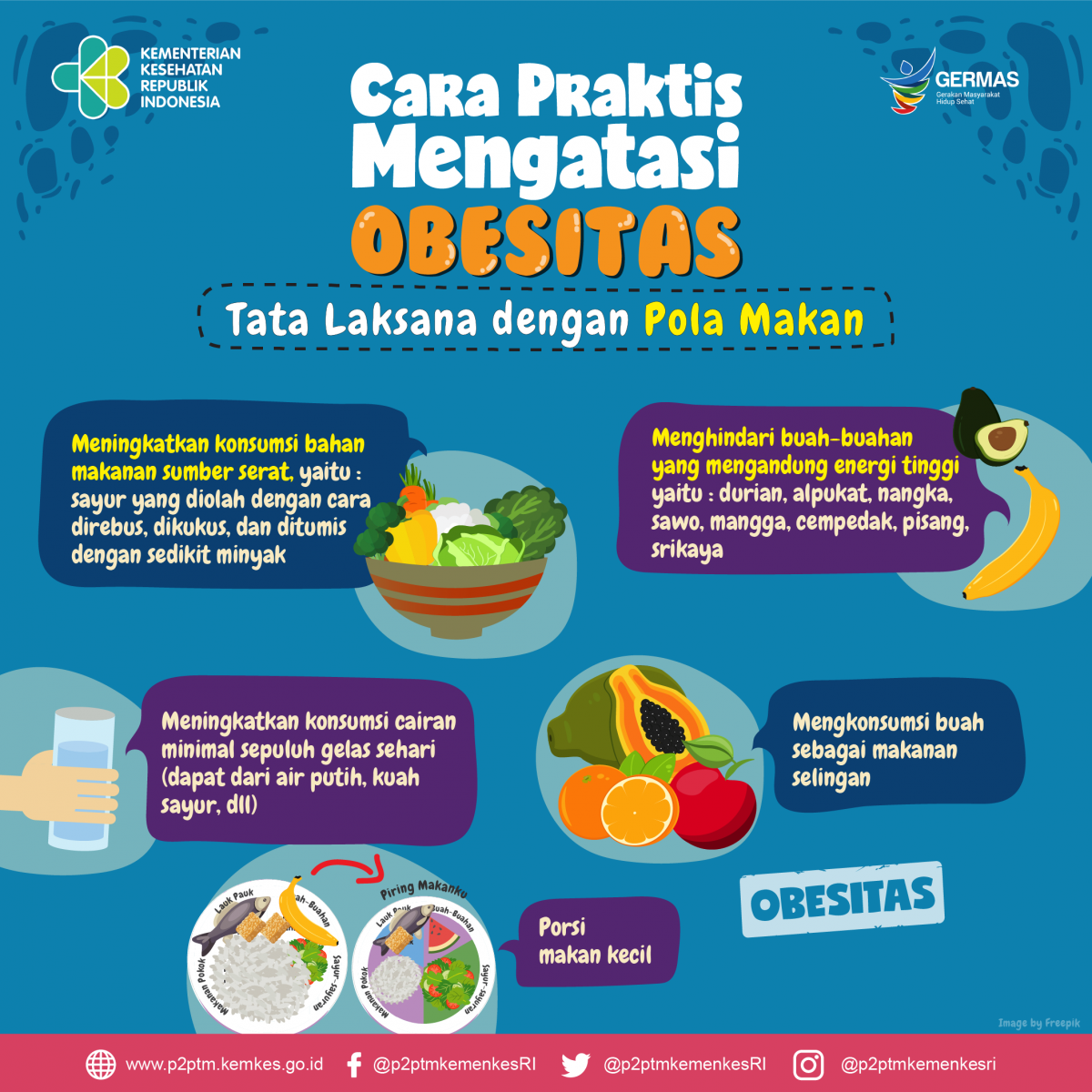 Cara Praktis Mengatasi Obesitas, Tata Laksana dengan Pola Makan-Bagian Kedua