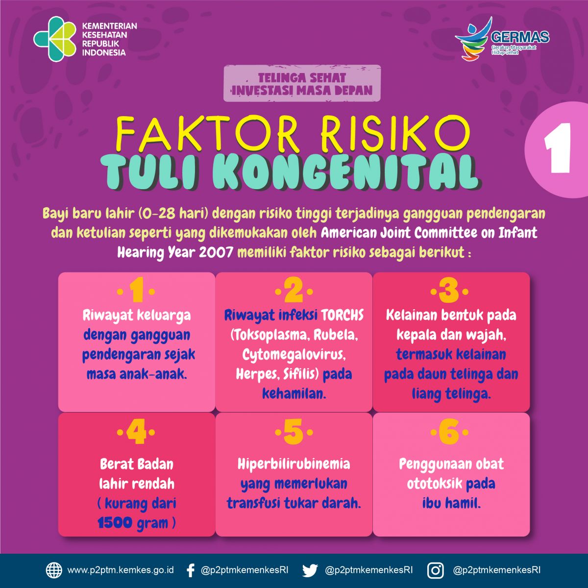 Faktor Risiko Tuli Kongenital (1)