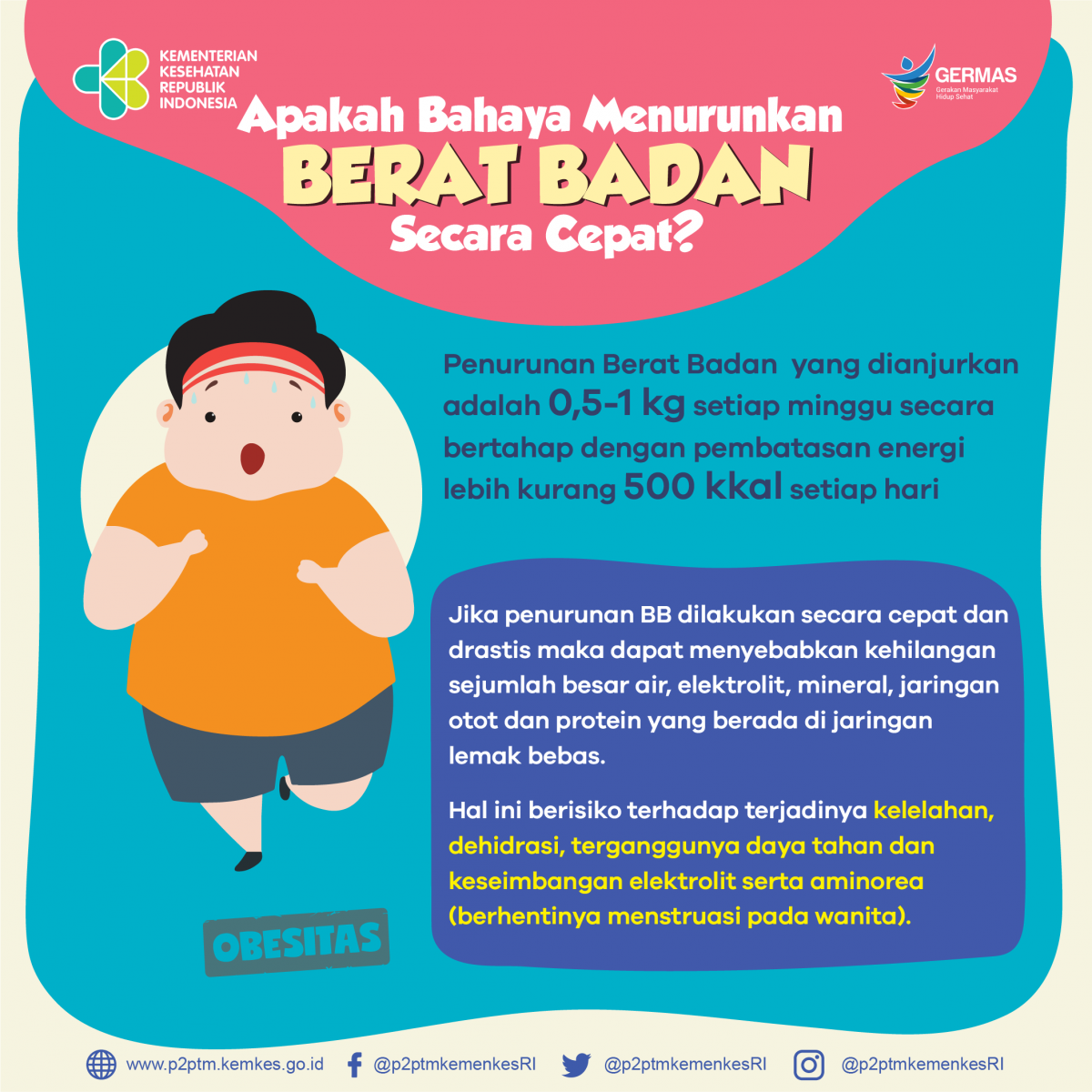 Apa saja bahayanya jika menurunkan berat badan secara cepat?