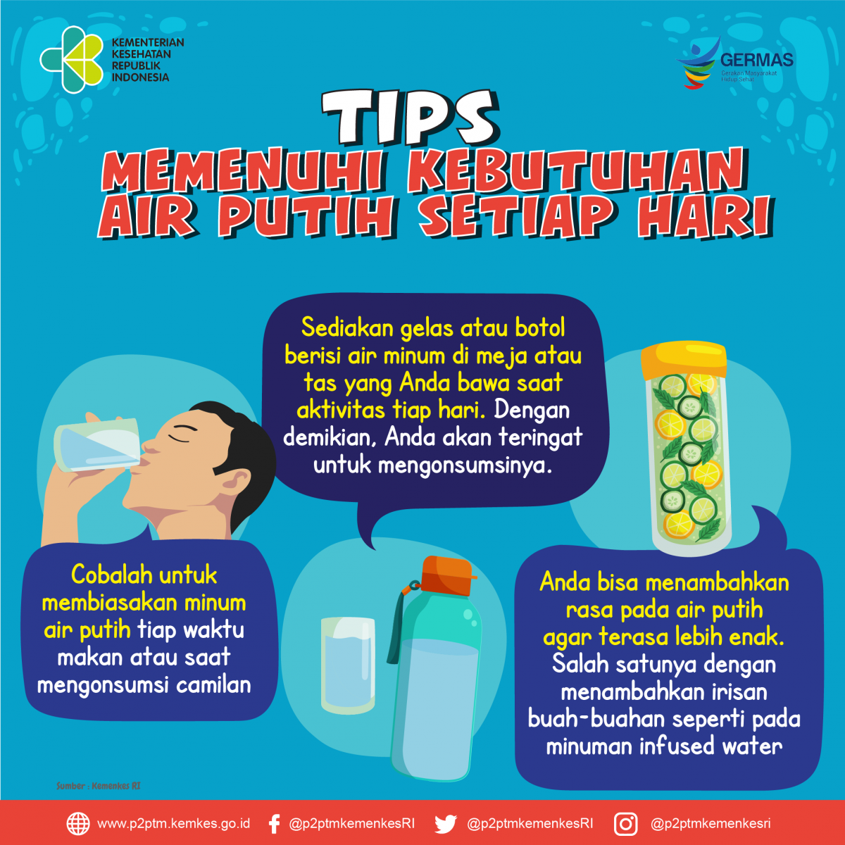 Yuk, simak tips memenuhi kebutuhan air putih setiap hari