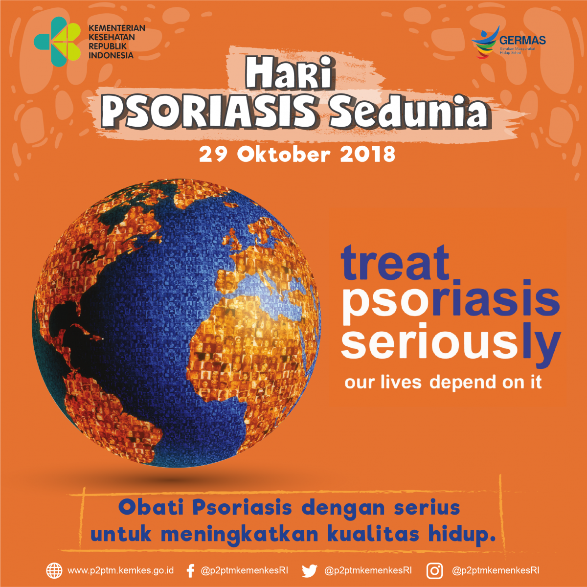 Hari Psoriasis Sedunia - 29 Oktober 2018