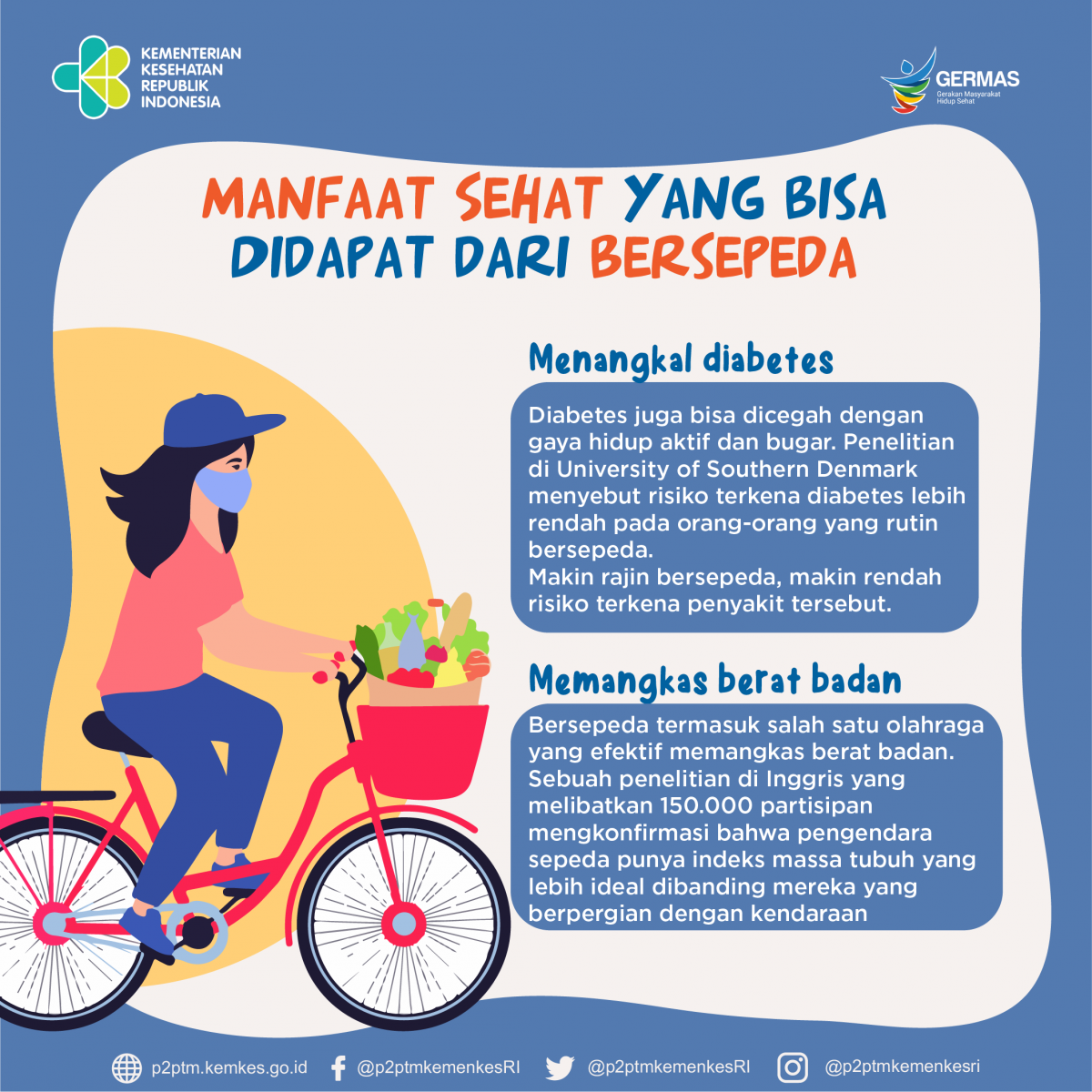 Apa saja manfaat bersepeda? Yuk simak bagian kedua.