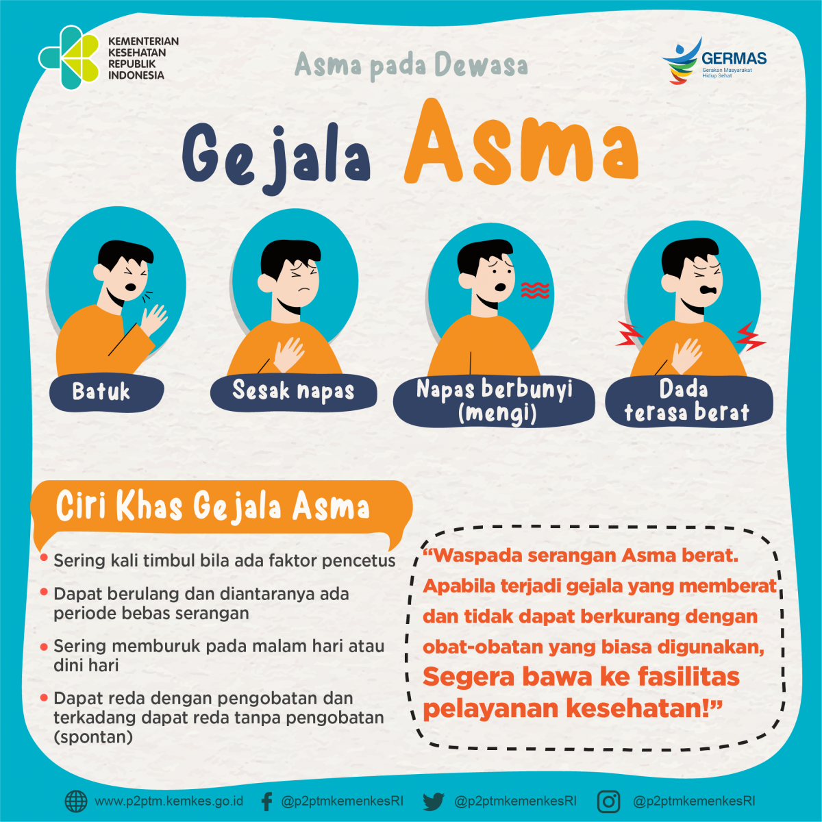 Apa saja Gejala Asma pada Dewasa?