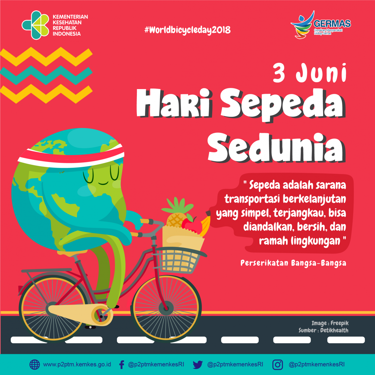 Hari Sepeda Sedunia 3 Juni 2018