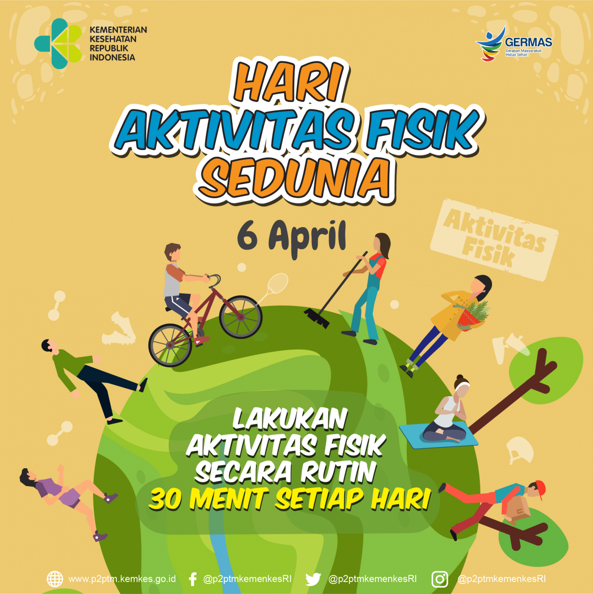 Hari Aktivitas Fisik Sedunia-6 April 2019