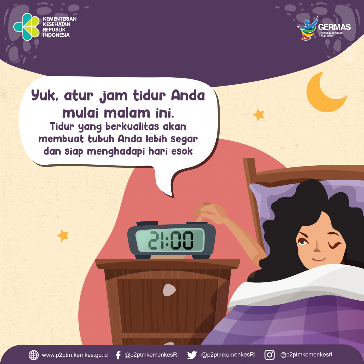 Sobat Sehat yuk, atur jam tidur Anda 