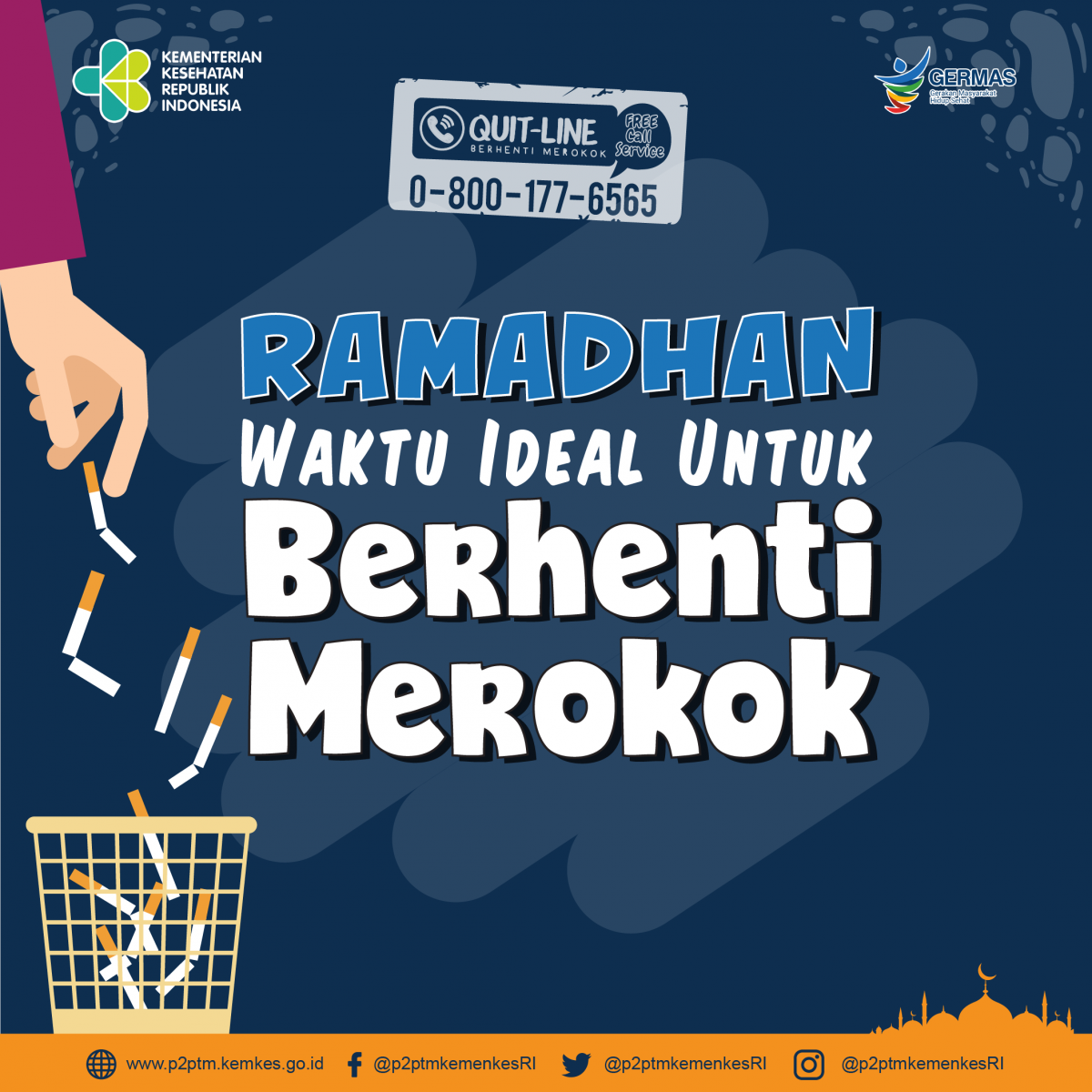 Bulan Ramadhan adalah waktu yang tepat untuk berhenti merokok